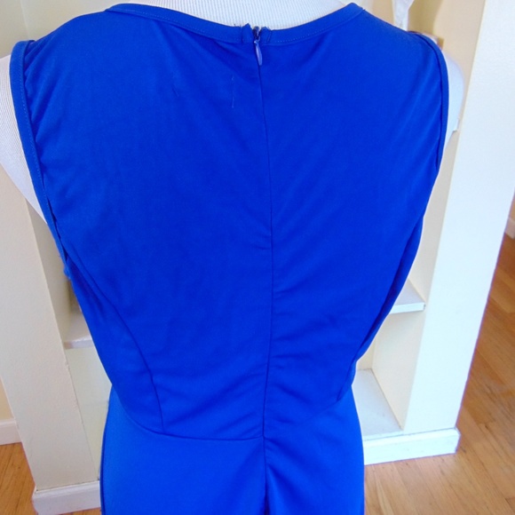 Hotouch Sleeveless A-Line Flare Slim Sheer Dress - Picture 5 of 8